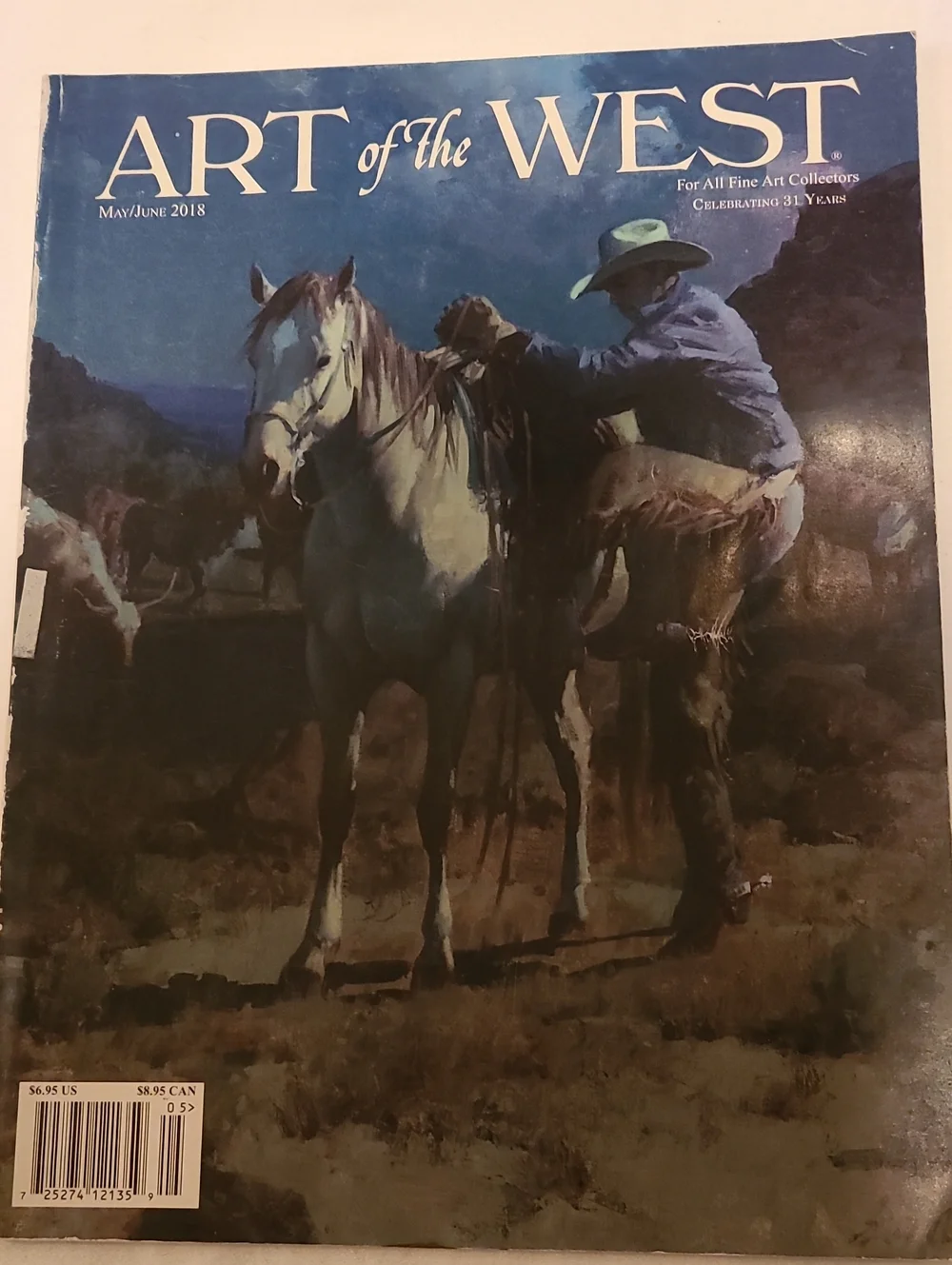 Art Of The West 2 Issues, Beautiful Art & Stories Magazine May Sept 2018